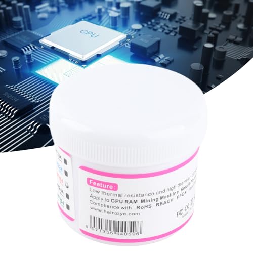 Thermal Paste HY204 Thermal Compound Paste Thermal Conductivity 4.0W m k Compound Silicone Grease for CPU Heatsink (100g)