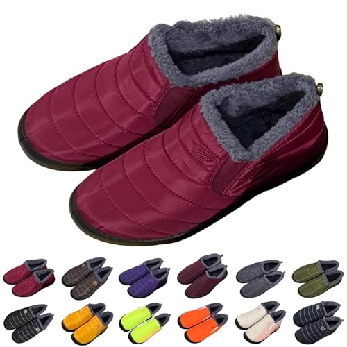 Botines Mujer Invierno Forradas Calientes Zapatos Boots de Nieve Botas tobillo para aislamiento térmico parte superior mayor durabilidad calidez