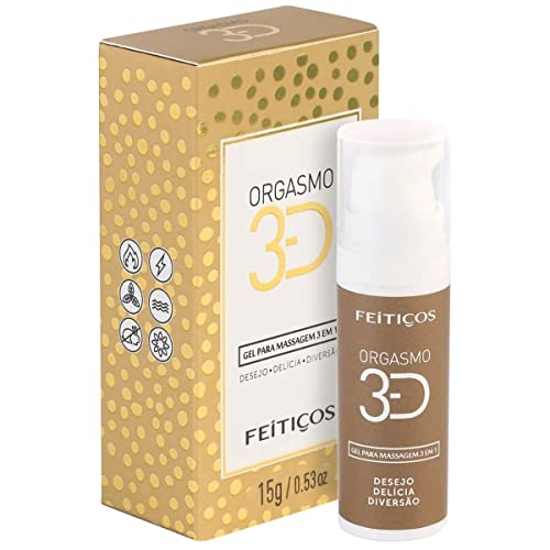 Gel Potencializador de Climax 3D Vibrante Eletrizante 15g