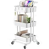 Pipishell 3 Tier Rolling Cart...