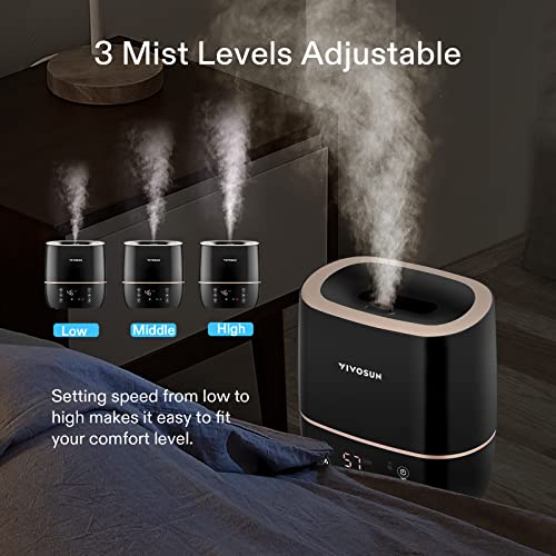 Vivosun 2-In-1 Warm And Cool Mist Humidifier, 5L Indoor Ultrasonic Air Humidifier With Essential Oil Tray For Bedrooms, Plants, Offices And Babies #TOP4