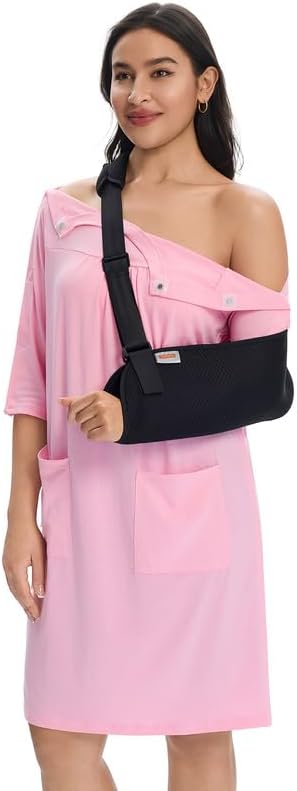 Women's Magnetic Post Shoulder Surgery Dress Rotator Surgery Recovery Must Haves Hospital Gown Adaptive Clothing with Pockets