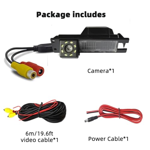 Caméra de recul CVBS HD vision nette pour Opel Corsa D - 2