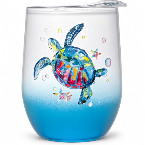Sea Turtle Insulated Wine Tumbler