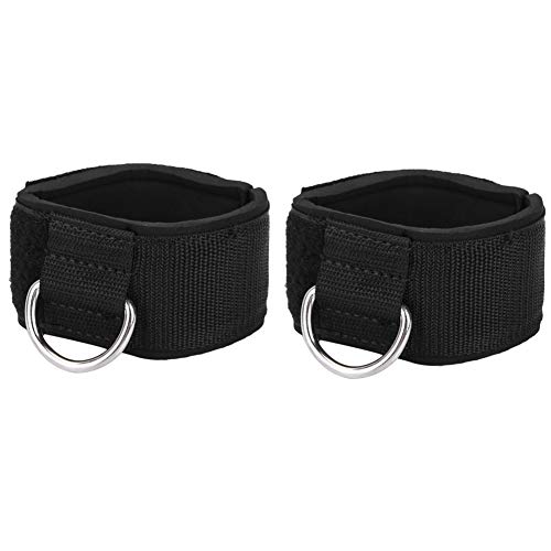 Tira de tornozelo, 1 par Fitness Esportes Exercício Tiras de tornozelo D-Ring Tornozelo Cuffs Tira d