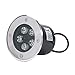 Spot LED Extérieur Encastrable IP65 220V Sol 5W 80° Ø130 - Aluminium - Blanc Chaud 2300K - 3500K - SILAMP