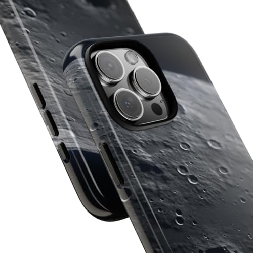 Coque lune iPhone 16 Pro Max grise style urbain chic - 2