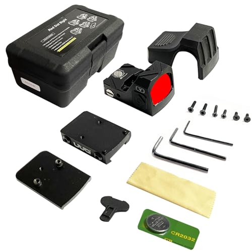 UUQ Mini Reflex Red Dot Sight Shake Awake Optic Sight for Rifles, Pistols and Shotguns 2MOA,12 Brightness Adjustment Red Dot Scope,Suitable for RMR/SRO and 20mm Picatinny Rail