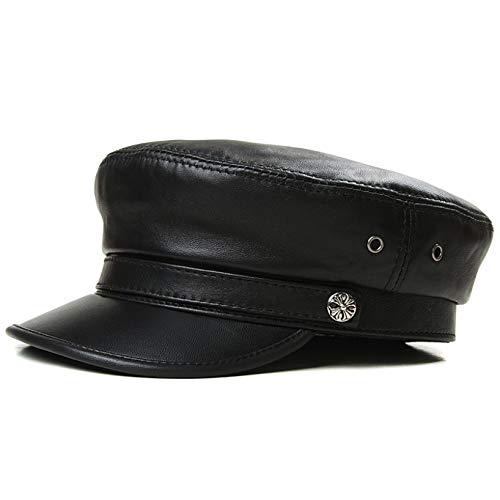 Women's Breton Style Mariner Gatsby Hat Trendy Visor Beret Cap Breathable Baker Boy Cabbie Hat For Womens White #TOP2