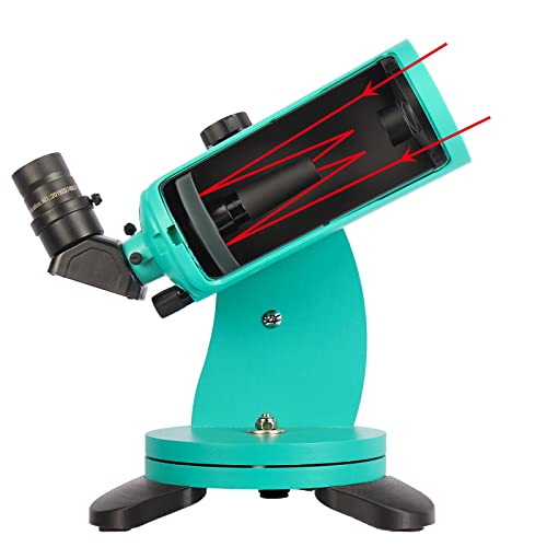 Sarblue Maksutov-Cassegrain Telescope 60 with Dobsonian Mount, 60mm Aperture 750mm Focal Length, with Finderscope and Phone Adapter, Tabletop Telescopes for Kids Adults Beginners Astronomy - Thumbnail 4