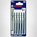 Bosch T244D 5 pc. 4 in.6 TPI Speed for Wood T-Shank Jig Saw Blades