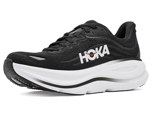 Hoka Men's Bondi 9 Black/Vermillion 10.5 Medium
