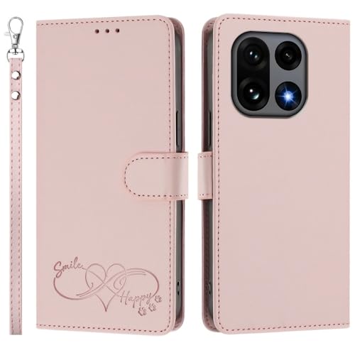 Housse en cuir Moto Edge 30 Neo rose au design uni épuré
