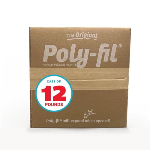 Image of Fairfield The Original Poly-Fil, Premium Polyester Fiber Fill, Soft Pillow Filler, Stuffing for Stuffed Animals, Toys, Cloud Decorations, and More, Machine-Washable, 12 lb Box