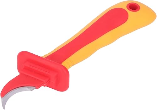 Cortador aislado, tipo hoz del cuchillo del electricista cuchilla antimagnética del acero inoxidable para la reparación del cable eléctrico