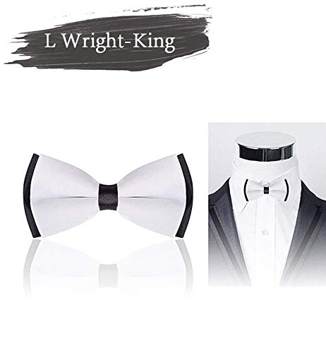 L Wright-King Men's Pre Tied Bow Ties for Wedding Party Sunflower Adjustable Bowties