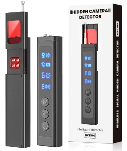 AI Hidden Camera Detector, Professional Optical Lens Scanner & Electronic
