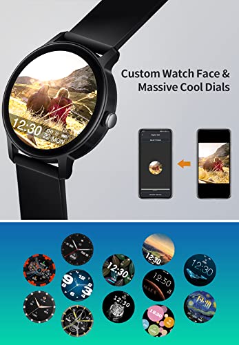 Tinwoo Smart Watch(40Mm),Fitness Tracker For Men Women,Supports Qi Wireless Charging,Customizable Watch Faces,5Atm Waterproof Activity Tracker With Heart Rate,Blood Oxygen,Compatible Iphone Android #TOP4
