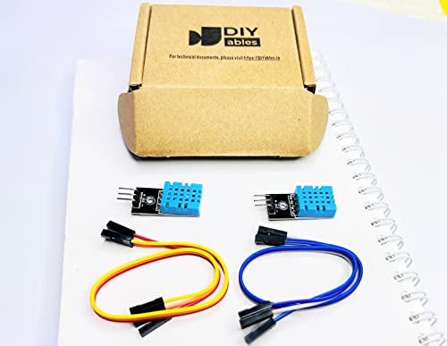 DHT11 Temperature and Humidity Sensor Module 2-Pack, for Arduino, ESP32, ESP8266, Raspberry Pi, IoT DIY Projects, Built-in Resistor for Easy Integration - Image 5