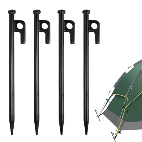 Estacas para Tienda,Clavos De Suelo Resistente Al Viento | Accesorios de Clavos de Fijación para Césped Jardín Exterior Cobertizo Paisaje Sendero
