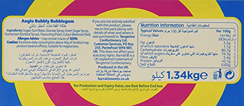 Barratt Anglo Bubbly Bag Of 240 Pieces Of Bubblegum
