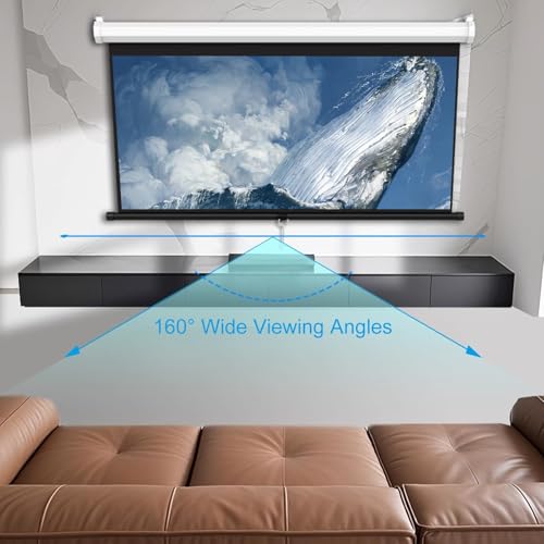 Pantalla de proyector de 60 pulgadas para cine en interiores sin reflejos 3