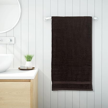 Image of Welspun Quik Dry 100% Cotton 380 GSM Dobby Weave Plain Face Towels|Ultra Soft & Quick Dry Face Towels - 30 x 30Cm - Light Brown