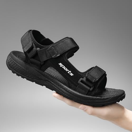 Orthopedic Sandals For Men Rubber Soles Hook and Loop Hiking Athletic Outdoor Beach Shoes Summer Sport Footwear3