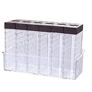 Spice Jars, 6 Pack Creature Jars Shaker Box Kruiden Doos Spice Rack Spice Storage Fles Jars Zout Peper Cumin Powder Box…