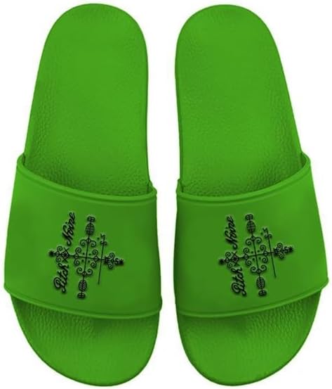 Pitch Noire - Papa Legba Classic Slides, Casual Comfort Sandals
