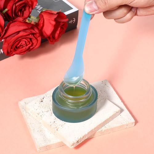 6 Stück Spatel Kosmetik, Farbe Creme Spatelkosmetik, Maskenspatel Kosmetiklotionsspatel, Kosmetik Spatel Kunststoff, Plastik Cremespatel Kosmetikspatel Gross Applikator für Gesichtsbehandlungen Maske