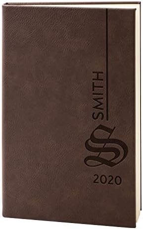 Personalized Leather Journal for Men | Dark Brown, 15 Design, A5 ...