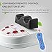 HMWOKPOT Chi Swing Machine with Remote Control for Passive Aerobic Leg Exercises - Foot Massager Exercise While Sitting Or Laying Down with Leg Shaker