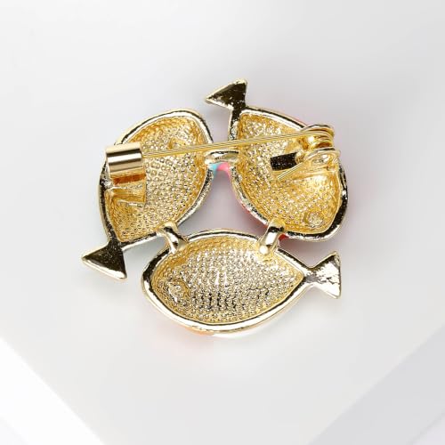 Image of Rhinestone /Enamel Animals Brooch and Pin for Women Elegant Animals Brooches Dress Accessories Birthday Gifts for Mom Wife