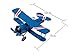 Ceeyali Vintage Wrought Iron Metal Plane Aircraft Models Handicraft for Photo Props/Christmas/Kids Toy/Cake Topper/Home Decor/Ornament/Desktop Decoration Pack of 3