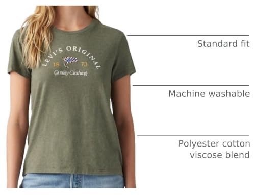 Image of Levi's Women's Perfect Crewneck Tee Shirt (Also Available in Plus)