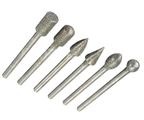 DIY Crafts Design No # 7, Pack of 15 Pcs, 6mm Shank Durable Shank Diamond Grinding Burr Drill Bits Rotary Tools for Watch DY Craft Works (Design No # 7, Pack of 15 Pcs) (B077G54R98) Amazon Price History, Amazon Price Tracker