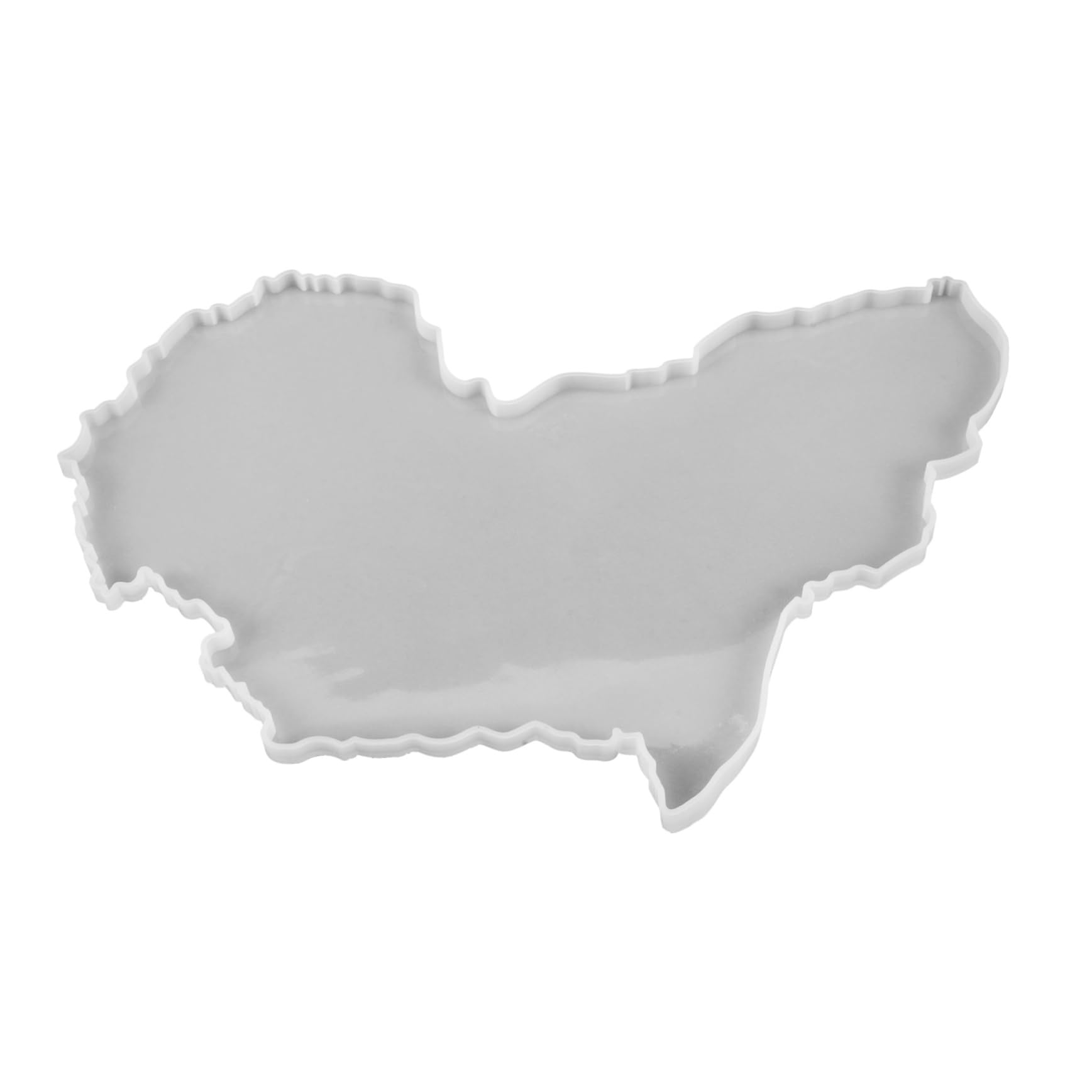 VILLCASE 3 Pièces Bac à Cartes Afrique - DIY décoration - Moule résine - Moule de décoration Moule en Silicone Moule de Carte de l'afrique pour Le Bricolage Gel de silice Blanche