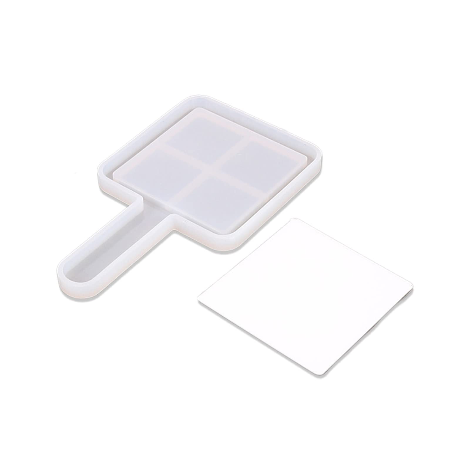 NEWFT Cover Resin Mold with Makeup Epoxy Resin Casting Mold Cosmetic Silicone for Crafts