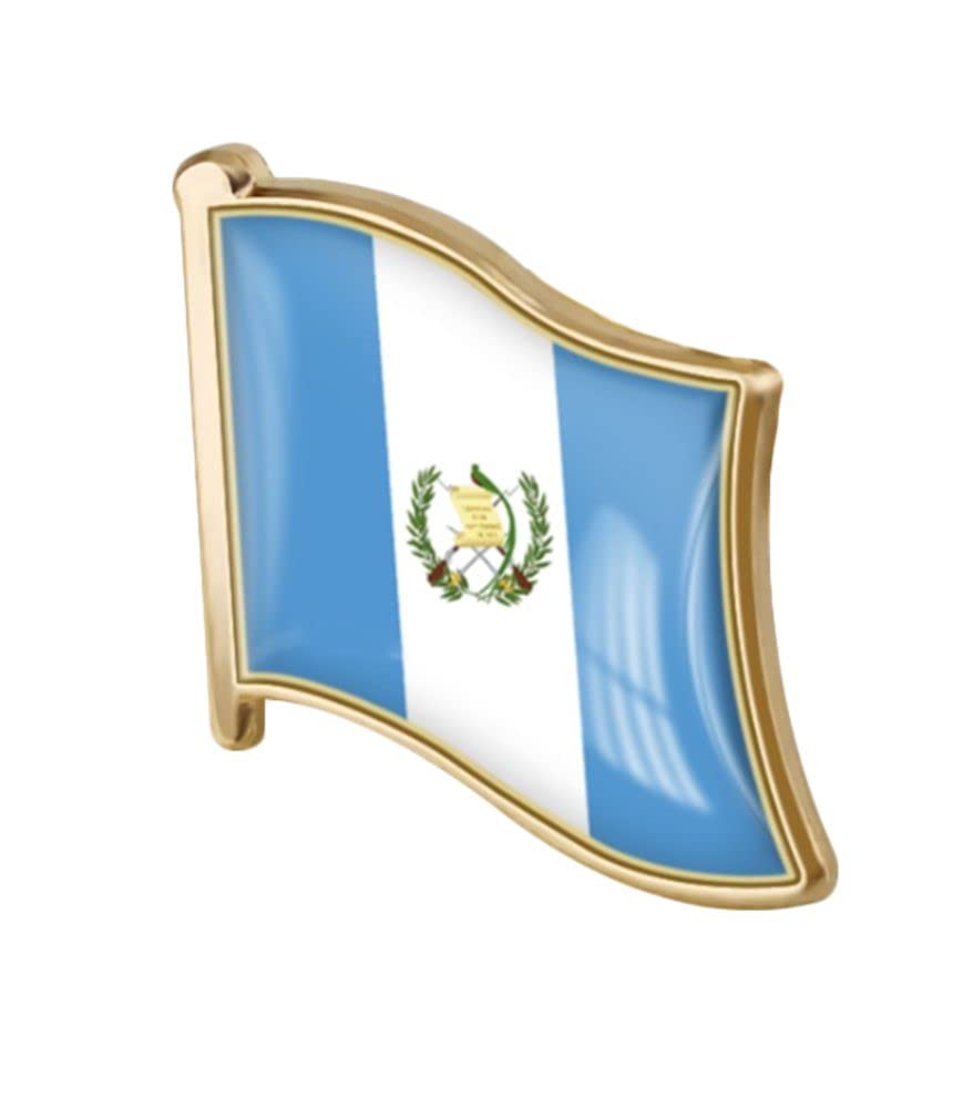 vmcoatdu Country Flag Pin Badge International Travel Brooch Metal Alloy Souvenir Pin for Hat Clothes Backpack