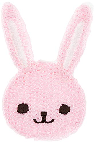 KIYOHARA お気に入り ミニワッペン うさぎちゃん 約幅1.7cm×縦2.9cm 2枚入り MOW403