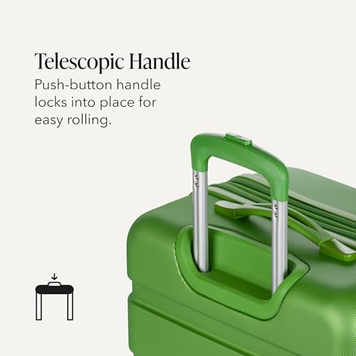 Image of SwissGear 7366, Green, Checked-Medium 23-Inch, Signature Hardside Expandable Luggage With Spinner Wheels