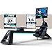 Sportstech Premium Rudergerät für zuhause + 21.5" Touch Display, App mit Live Workouts & Smart Training Kursen, klappbare Rudermaschine mit patentierter LED Technologie, sRow