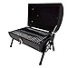 FAST WORLD SHOPPING ® Barbecue Da Tavolo Grill In Acciaio Inox Brace Da Giardino Carbonella Pic Nic Bruciatore Carbone