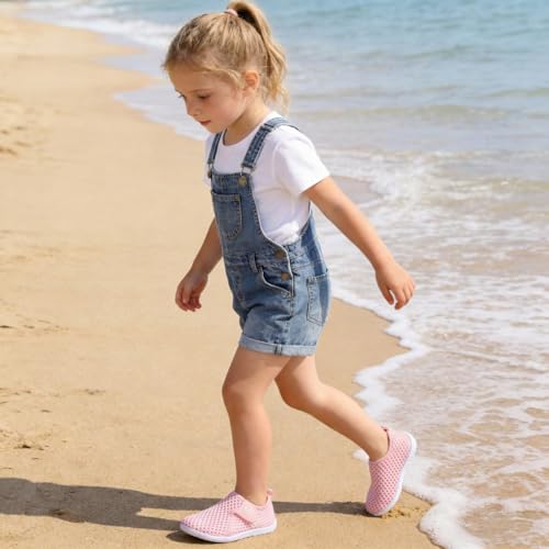 Image of FEETCITY Baby Boys Girls Water Sport Shoes Barefoot Kids Aqua Socks Quick-Dry Beach Swim Pool Shoes