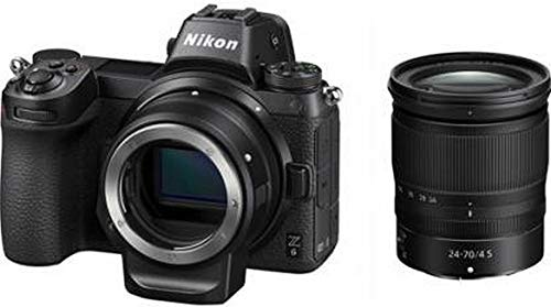 Nikon Z6 Mirrorless Optical Zoom Camera with 24-70mm Lens and Mount Adapter FTZ (Black) Nikon Z6 Mirrorless Optical Zoom Camera with 24-70mm Lens and Mount Adapter FTZ (Black)