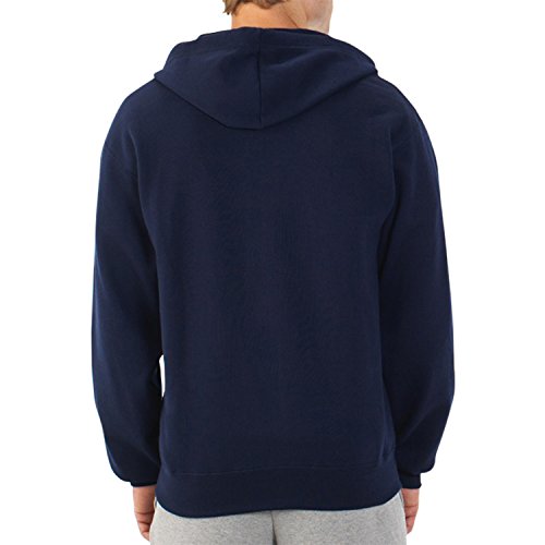 Fruit of the Loom Best Collection™ Men's Fleece Full Zip Hood Small Charcoal Heather2