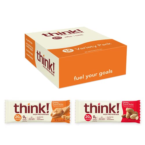 think! Protein Bars, High Protein Snacks, Gluten Free, Sugar Free