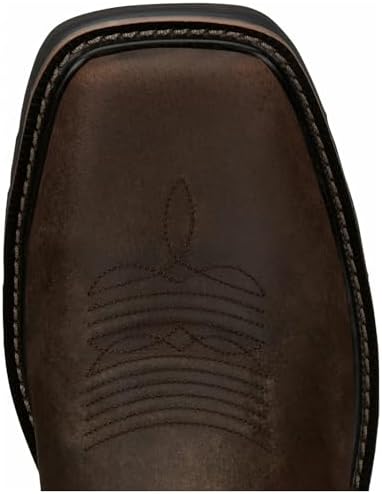 Justin Men's Driller Western Work Boot Steel Toe Dark Brown 11.5 EE US | Image 5