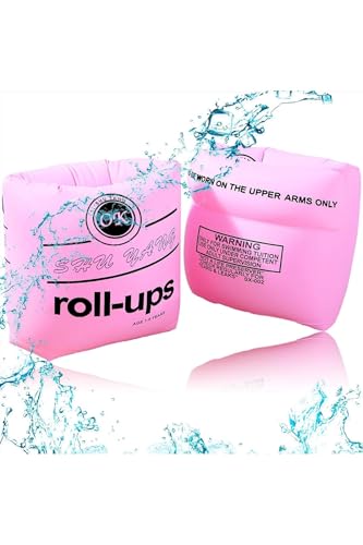 Çocuk-Yetişkin Kolluk Çift Boğumlu Kaliteli Deniz Havuz Kolluğu (Her Yaşa Uyar) Pembe